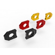 DBK Special Parts (Ducabike) Billet Chain Adjusters for the Ducati Monster 937, Hypermotard 698 Mono, and 2025+ V2 models